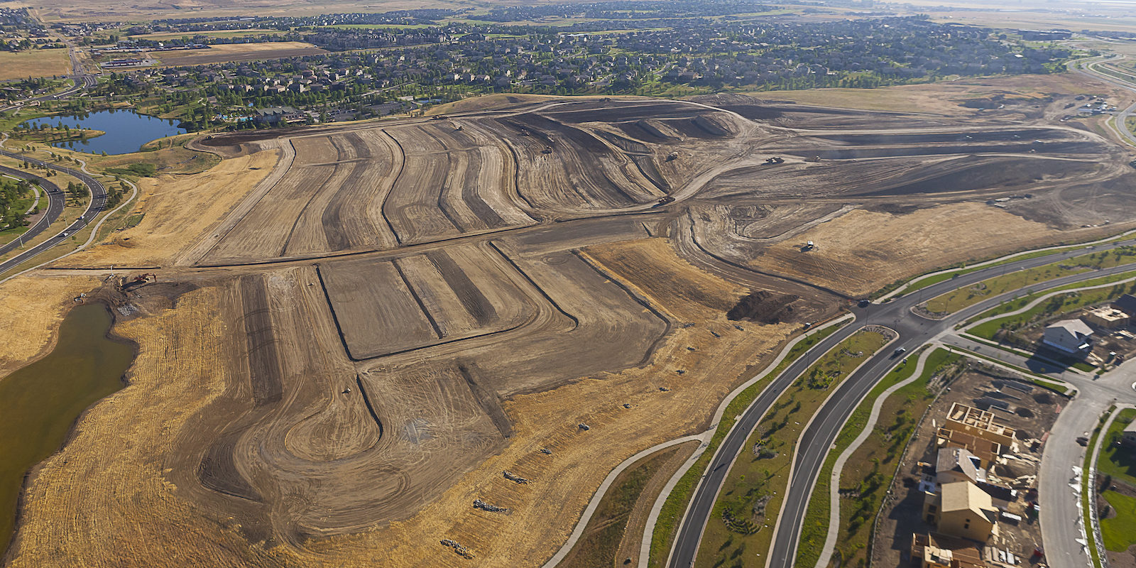 Aerial View Of Anthem Residential Development Project By Bemas Construction
